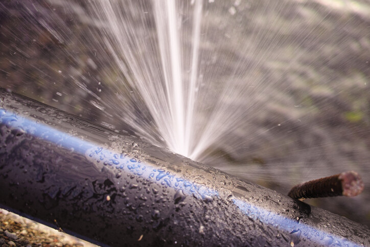 Burst pipe by Flood Pros USA - Naples